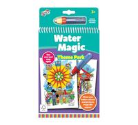WATER MAGIC Parco divertimenti Libro - Libro da colorare a tema per bambini - Con immagini riutilizzabili da colorare - Immagini magicamente nascoste con la penna ad acqua - Dai 3 anni in su