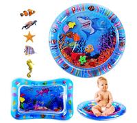 Water Mat Baby Water Play Mat Toy Play Mat Baby for 3 6 9 mesi Tappeto Gioco Bambini Neonato 2 Pezzi - Tummy Time Neonato Montessori - Tappetino Acqua per Bambini 1-3 Anni -Giocattolo