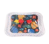 Water Mat, Inflatable Play Pad, Square Cushion Design, Sensory Development Toy, Educational Activity Center For Tummy Time, Visual Stimulation For Small Kid,