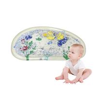 Water Mat, Inflatable Tummy Time Pad, Play Rug for Kids, Educational Learning Toy, Sturdy Portable Ideal for Bath, Easter and Beach Activities Pink, White