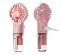 Water Mister Cooler, Portable Travel Buff, Handheld Rechargeable, 4-Speed Adjustable Mist Spray, Built-In Water Tank, Desk Subway Indoor Use, 6.3x2.76x1.57 Inches, 1pc, Lightweight