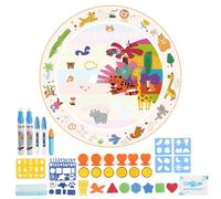 Water Paint Mat - Baby Drawing Mat | Water Doodle Mat | Water Drawing Mat for Kids Creative Fun | Reusable Aqua Magic Mat for toddler | Educational Coloring Toy for Learning, Writing, And Art Play