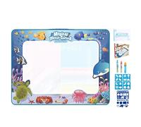 Water Painting Mat | Reusable Learning Drawing Pad, Water Color Canvas, Stocking Stuffers Christmas shared creative space that supports kids group activities throug Holiday Birthday Girls Children Kid
