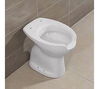 Water per disabili con apertura frontale, H. 51 cm, design ergonomico in ceramica bianca lucida