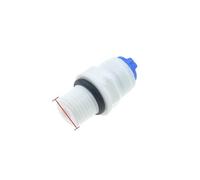 Water Pipe Fitting 1/4 Hose 1/8" 1/4" 3/8" Male Thread With Seal Ring Plastic Connector System Water Purifies(PL 6 35-10mm Plug)