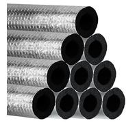 Water Pipe Insulation Foam - 15,75in Adhesive Winter Protection Tube | Freeze Guard Insulation Wrap For Outdoor Pipes, Air Conditioner Line, Sprinkler System, Garden, Yard, Backyard