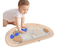 Water Play Mat, Inflatable Tummy Time, 28.74x16.54in Sensory Development Toy, Promotes Motor Skills, Fun Learning Features, Ideal For, Bath, Beach, Easter Play