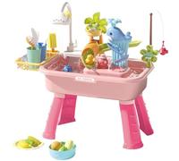 Water Play Table | With Pump Funny Sensory Toys - Tip-Resistant Sturdy Fun