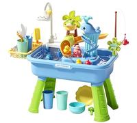 Water Play Table | With Pump Funny Sensory Toys - Tip-Resistant Sturdy Fun