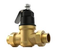 Water Pressure Regulator for Home - 3/4 Inch Brass Valve Replacement