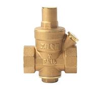 Water Pressure Regulator Valve DN20 3/4 Inch | 1.6MPa Adjustable PRV for Home Plumbing | Brass Pressure Reducing Valve Helps Avoid Pipe Damage & Leaks | Easy Top Knob Adjustment