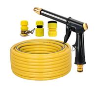 Water Pressure Washer - Car Power Washer Household Cleaning | with Nozzles Adjustable Leakproof Deep Cleaning for Home Garage Balcony Garden Yard Patio Bike Plant Flower Watering