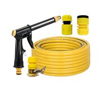 Water Pressure Washer - Car Power Washer Household Cleaning | with Nozzles Adjustable Leakproof Deep Cleaning for Home Garage Balcony Garden Yard Patio Bike Plant Flower Watering