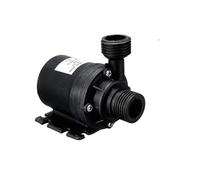 Water Pump 12v High Pressure Ultra Quiet Solar DC 24V Lift 5M 800L/H Brushless Motor Submersible Water Pumps Quick Break Joint(24V DC Brass joint)