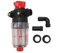 Water Pump Strainer Screen | 60 Mesh Stainless Steel Screen High Flow Garden Pump Screen/Irrigation System | Trasparente Sediment Screen for Easy Maintenance (25mm Interface (G1 Pipe))