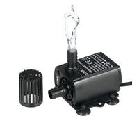 Water Pump - USB Powered Circulation Pump for Fountain | DC Adjustable Flow with Filter System, Energy Efficient Water Movement for Pond Hydroponics Aquarium Home Garden Patio Outdoor Camping, Compact