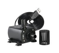 Water Pump - USB Powered DC Adjustable Flow Water Pump Pond With Filter Circulation System | Brushless Fountain Pumps For Hydroponics Pond Aquarium Home Garden