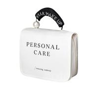 Water Resistant Makeup Organizer Travel Bag | Compartmented Cosmetic Organizer Travel Bags Cosmetic and Jewelry Travels Toiletry Bag With Water Resistant Features Cosmetic Organizer Bag for Travel