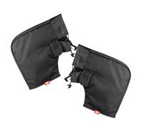 Water Resistant Motorcycle Handle Grips | Thermal Lining Gauntlet Gloves | Winter Cycling Handlebar Covers and Hand Warmers for Scooters, Snowmobiles, and Ebikes | Great for Comfortable Cold Weather