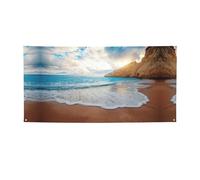 Water Rush To Tropical Beach Banner in vinile personalizzato stampa grandi striscioni in vinile per decorazioni per feste interne ed esterne
