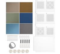 Water Soluble Sashiko - Sashiko Hand Sewing Kit | Water Soluble Sashiko Kit, Sashiko Template Practice Kit, Water Soluble Needle & Fabric Material Kit, Water Soluble Sashiko Embroidery Beginner Kit