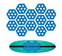 Water Sports Supplies For Fishing Sea Fitness Beach Skateboard Summer | Paddle Board Traction Pad | Hexagon 12 Pieces Paddle Board Deck Pads | Surfboard Traction Pad Outdoor Backyard