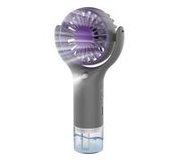 Water Spray Fan: Portable USB Misting Device, Handheld 3 Speed Desk Coolers