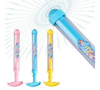 Water Squirter - 15,75 in Water Squirter for Kids | Water Sprayer Swimming Pool Toys |3 Retractable High Pressure Family Games, Backyard Outdoor Toys for Adults Boys Girls Beach Garden