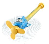Water Stick Toy - 71cm Squirting Prop Shooter | ABS Rotating Propeller Stream, Long Range Water Sprayer Game Tube Beach Swimming Pool Garden Courtyard Patio Backyard Camping Family Party