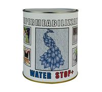 Water Stop Fiber, Membrana Liquida Elastica di Colore Bianco, Ideale per Impermeabilizzare Tutte le Superfici, Made in Italy, a Base d'Acqua - Formato 2,5 lt