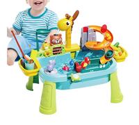Water Table | Cute Giraffe Faucet Pretend Play Accessories | Summer Outside Sensory Activity Toys | For 1-5 Years Old Preschoolers Cognitive Development Hand-Eye Coordination Home Indoor Outdoor Schoo