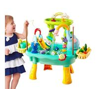 Water Table - Liquid Discovery Center, Hydro Interactive Hub, Flowing Nature Sandbox | Wading Tray Stream Tank Tide Pool For Bathroom Playroom Holiday Garden Lawn Porch Deck Child Kindergarten Fun