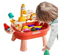 Water Table, Toddler Toy, Outdoor Playset,23.62x12.99x17.32 Inches, Pretend Kitchen Role Features, Built-In Fishing Game Accessories, Fun for Preschool Indoor Beach Camping Patio Summer Park Use