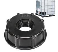 Water Tank Adapter Connector - Barrel Outlet Valve for Liquid Transfer | Heavy Duty Threaded Fitting with Leak Proof Seal Ring, Garden Irrigation Storage Accessory Secure Flow Control