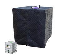 Water Tank Cover, Dustproof Tote Protector, Weatherproof Outdoor Water Containers, Heavy Duty Protection for Household RV Garden Camping Agriculture Backyard Use, 120x100x116cm