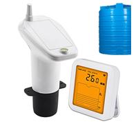 Water Tank Level Monitor, Ultrasonic Water Indicator Sensor with Digital Display, Multifunctional Measuring Gauge Liquid Container, Storage Capacity Meter for Home, Outdoor, Farm, Industrial Use