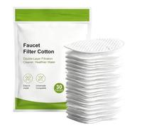 Water Tap Filter - Kitchen Sink Strainer Net, Bathroom Outlet Purifier | Dense Mesh Cotton Inner Core Layering Structure | Shower Toilet Home Kitchen Basin, Sediment Rust Removal Filtration System