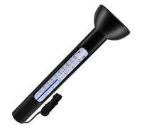 Water Temperature Meter Easy Read Floating Pool Thermometer With String For Outdoor Indoor Swimming Spa Fish Pond Temperature Switchable