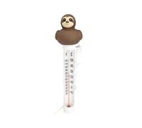 Water Temperature Test Tool - Floating Sloth Shatterproof Thermometer, Features Engraved Scale Celsius Display, Resists UV Fading And Fogging In Outdoor Pools, Built Fro