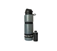 WATER TO GO Borraccia da 0,75 l, con filtro - bere acqua direttamente dal fiume, dal lago o dalla linea | Ultraleggero e senza BPA | Potenza del filtro 200 l | Perfetto per viaggi, kayak, campeggio