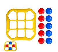 Water Toss Game - Floating Target Set, ampia con palline morbide, Heavy-Duty Waterproof Vinyl, High Visibility Graphics, Educational Pool Toy for Families Playing at The Lake Or During Summer