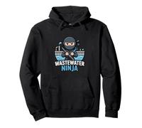 Water Treatment Plant Operator - Wastewater Ninja Felpa con Cappuccio