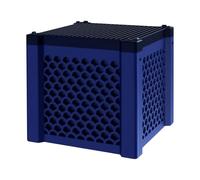 Water Trough Filter, Activated Carbon Filter, Odor Control Filtration Layer, Easy Fit Design, Fish Tank Strainer for Pond Use, Garden, Pool, Aquarium Room, 4.53x3.94x4.53 Inches