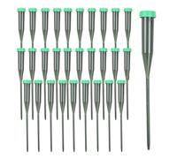 Water Tubes Floral, Tubes Single Flower, 30 Pieces Plant Care Supplies, Bud Stamens Holder Sleeves for Crafts School Roots Lily Milkweed Rack Bedroom Living Use, PP+Silicone, 150g-200g