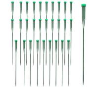 Water Tubes Floral, Tubes Single Flower, 30 Pieces Plant Care Supplies, Bud Stamens Holder Sleeves for Crafts School Roots Lily Milkweed Rack Bedroom Living Use, PP+Silicone, 150g-200g