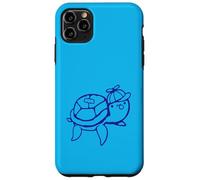 Water Turtle Boy Teenager Chewing Bubble Gum divertente Cappy Cap Custodia per iPhone 11 Pro Max