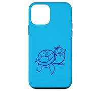 Water Turtle Boy Teenager Chewing Bubble Gum divertente Cappy Cap Custodia per iPhone 12 mini