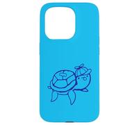 Water Turtle Boy Teenager Chewing Bubble Gum divertente Cappy Cap Custodia per iPhone 15 Pro