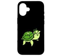 Water Turtle Boy Teenager Chewing Bubble Gum divertente Cappy Cap Custodia per iPhone 16