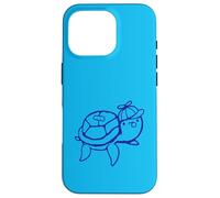 Water Turtle Boy Teenager Chewing Bubble Gum divertente Cappy Cap Custodia per iPhone 16 Pro